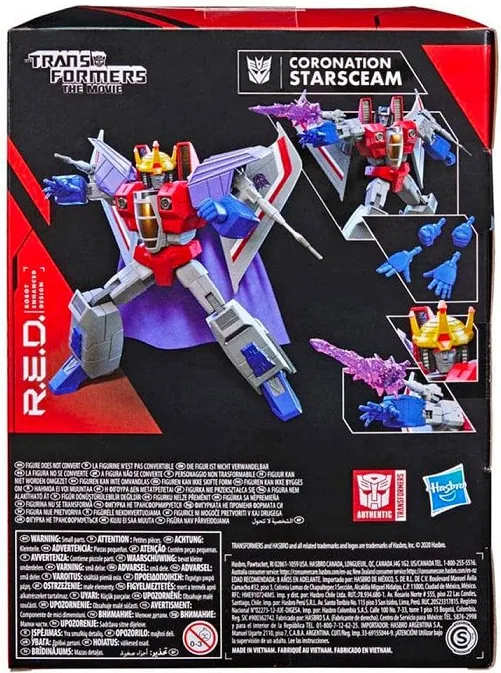 G1 Coronation Starscream 6-Inch Scale | R.E.D. [Robot Enhanced Design] | Transformers Generations