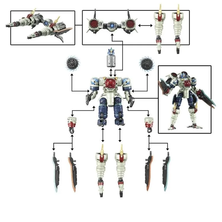 DA-78 Waruda Legion Ripper | Diaclone Reboot