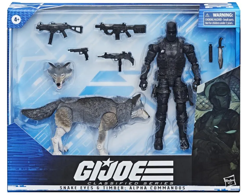 Snake Eyes and Timber Wolf 6-Inch Scale | G.I. Joe Classified Series