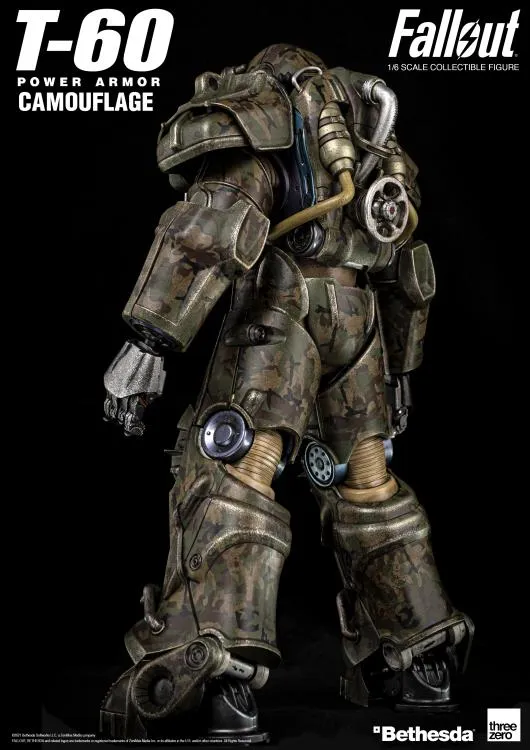 T-60 Power Armor Camouflage 1:6 Scale | Fallout | Threezero