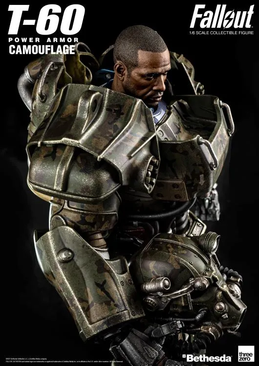 T-60 Power Armor Camouflage 1:6 Scale | Fallout | Threezero