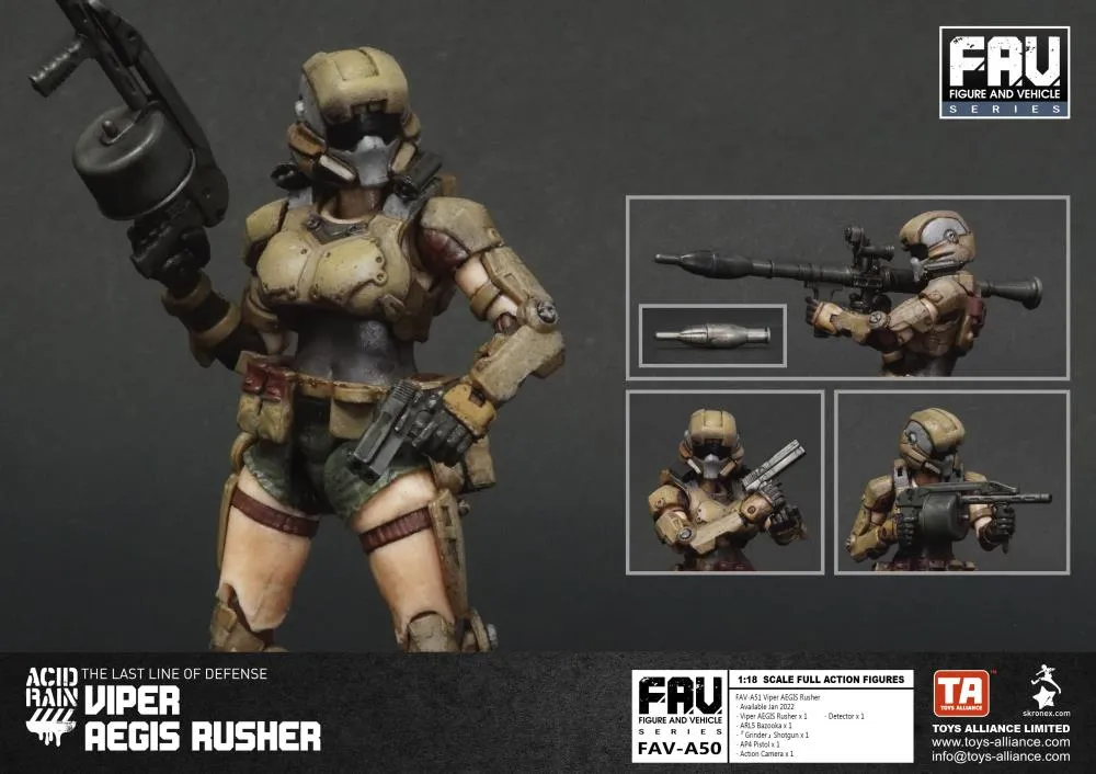 FAV-AP50 Viper AEGIS Rusher 1:18 Scale | Acid Rain FAV