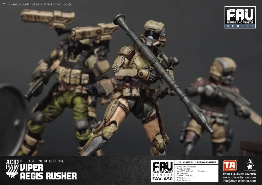 FAV-AP50 Viper AEGIS Rusher 1:18 Scale | Acid Rain FAV