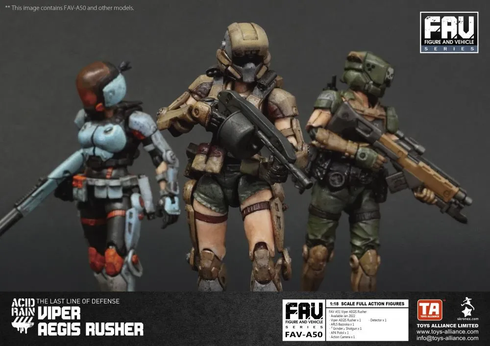 FAV-AP50 Viper AEGIS Rusher 1:18 Scale | Acid Rain FAV