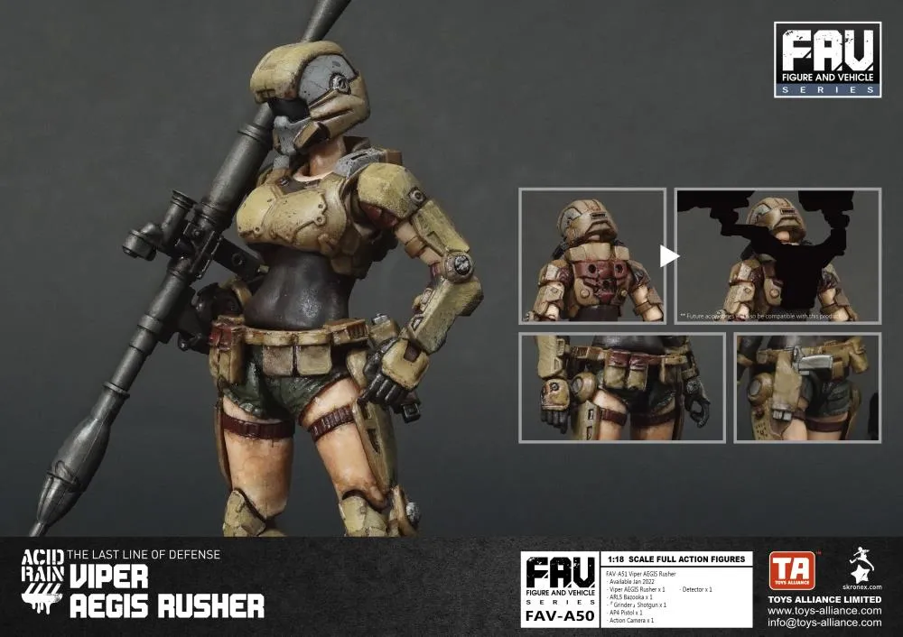 FAV-AP50 Viper AEGIS Rusher 1:18 Scale | Acid Rain FAV