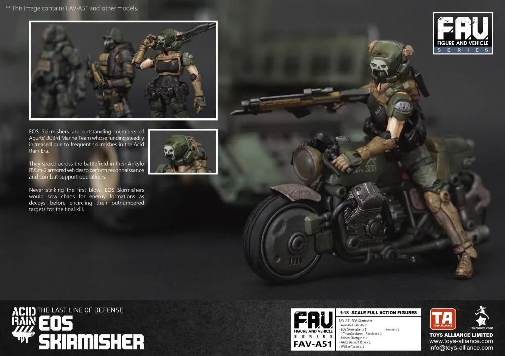 FAV-AP51 EOS Skirmisher 1:18 Scale | Acid Rain FAV