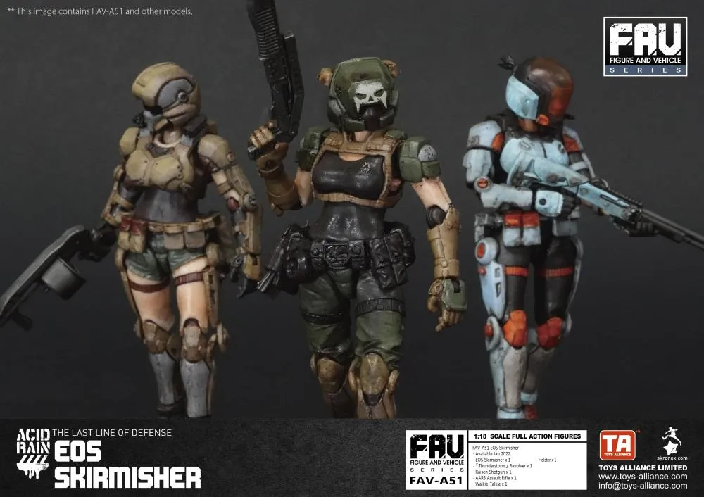 FAV-AP51 EOS Skirmisher 1:18 Scale | Acid Rain FAV
