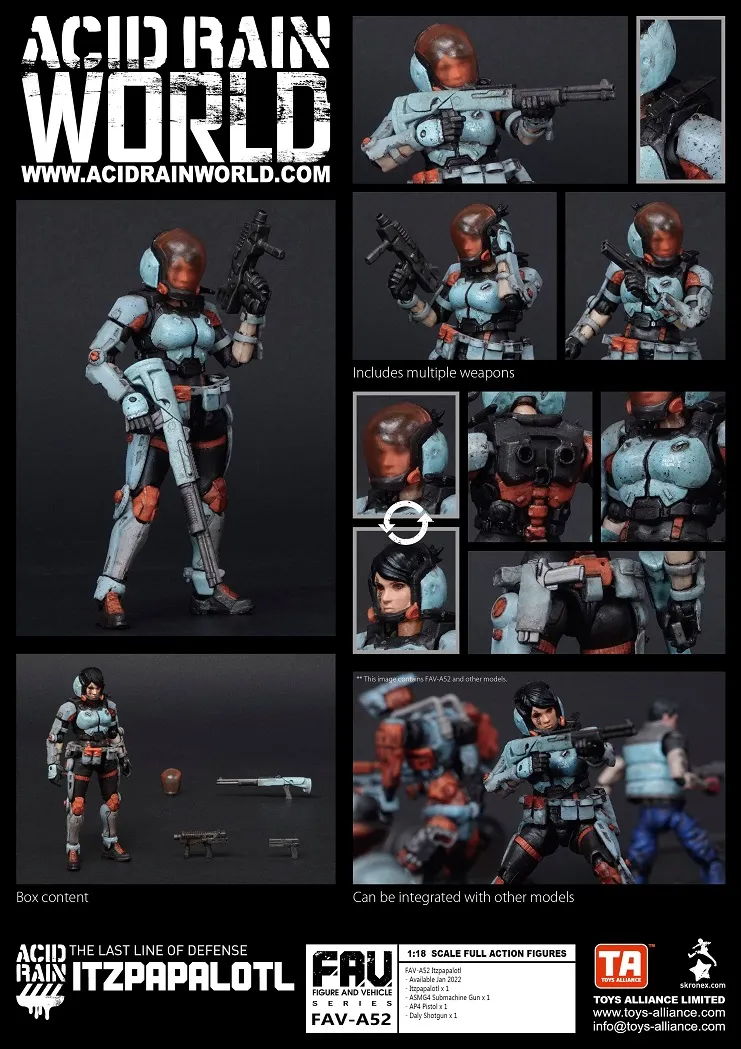 FAV-AP52 Itzpapalotl 1:18 Scale | Acid Rain FAV