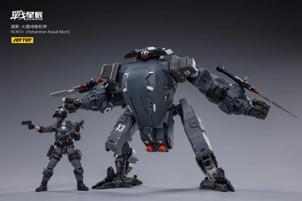NORTH Firehammer Assault Mech with Pilot | Joy Toy Battle for the Stars