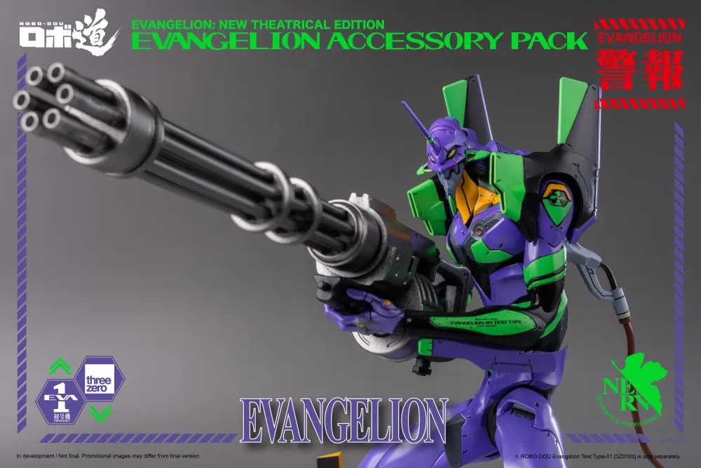 ROBO-DOU Evangelion Accessory Set Robo-dou Collectible Figure | Rebuild Of Evangelion | threezero