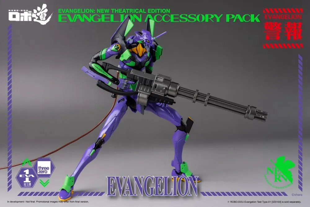ROBO-DOU Evangelion Accessory Set Robo-dou Collectible Figure | Rebuild Of Evangelion | threezero
