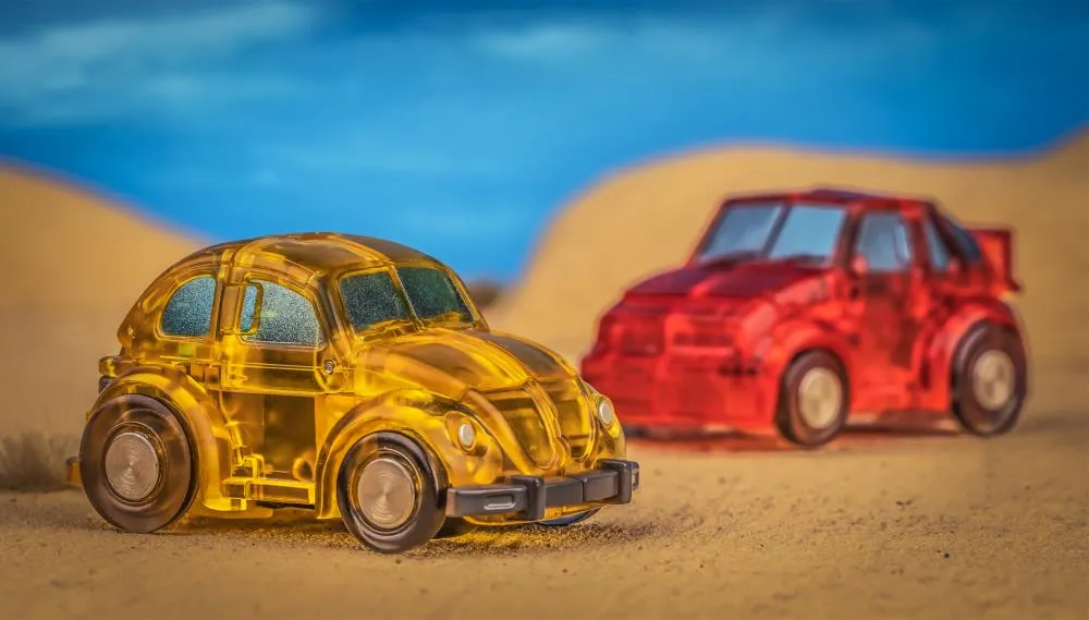 H25T Herbie and H26T Vanishing Point Transparent Version Set of 2 Figures | Newage the Legendary Heroes