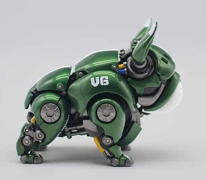 Cute Pet Mechanical Bulldog Green Version | HWJ Rambler