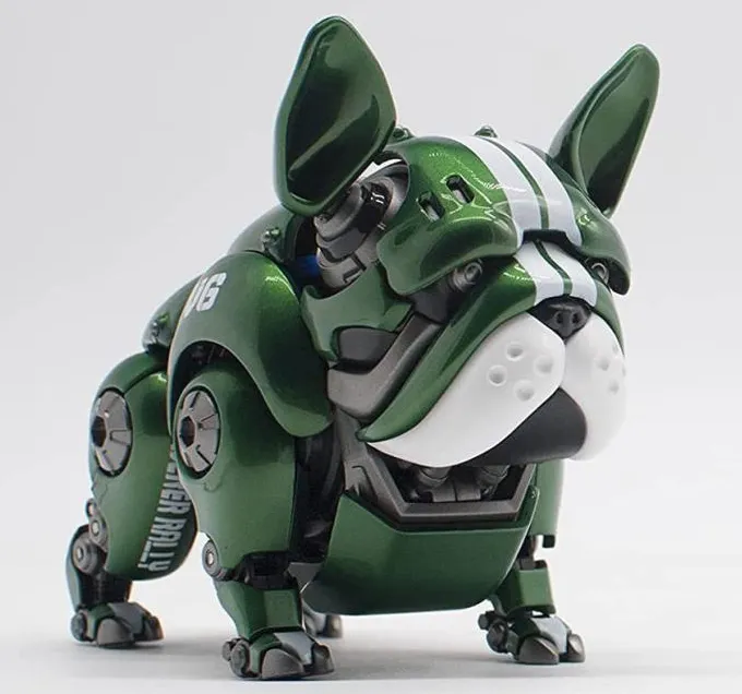 Cute Pet Mechanical Bulldog Green Version | HWJ Rambler