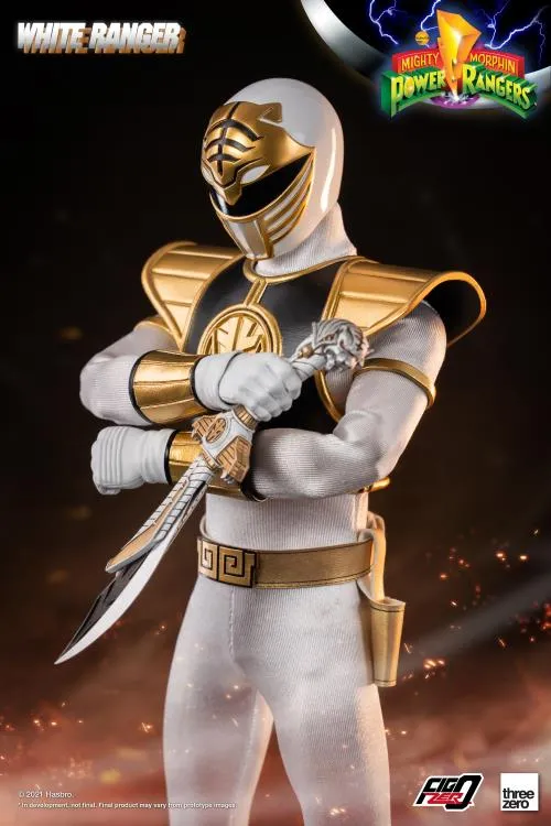 White Ranger FigZero Collectible Figure | Mighty Morphin Power Rangers | threezero