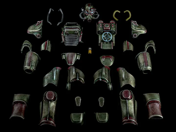 T-45 Hot Rod Shark 1:6 Scale Power Armor Pack | Fallout | Threezero