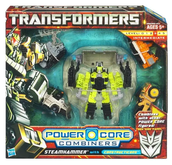 Steamhammer with Constructicons Commander 5-Pack | Transformers Generations Power Core Combiners