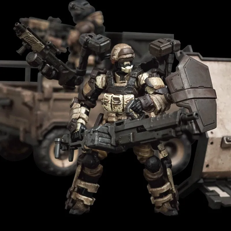 FAV-AP07 Desert AEGIS Exoskeleton Armor Set 1:18 Scale | Acid Rain FAV