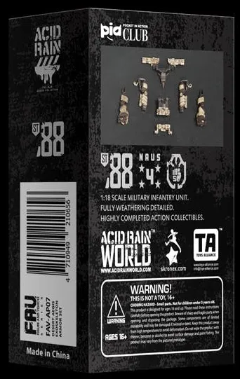FAV-AP07 Desert AEGIS Exoskeleton Armor Set 1:18 Scale | Acid Rain FAV