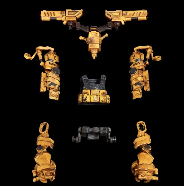 FAV-AP08 Engineering AEGIS Exoskeleton Armor Set 1:18 Scale | Acid Rain FAV