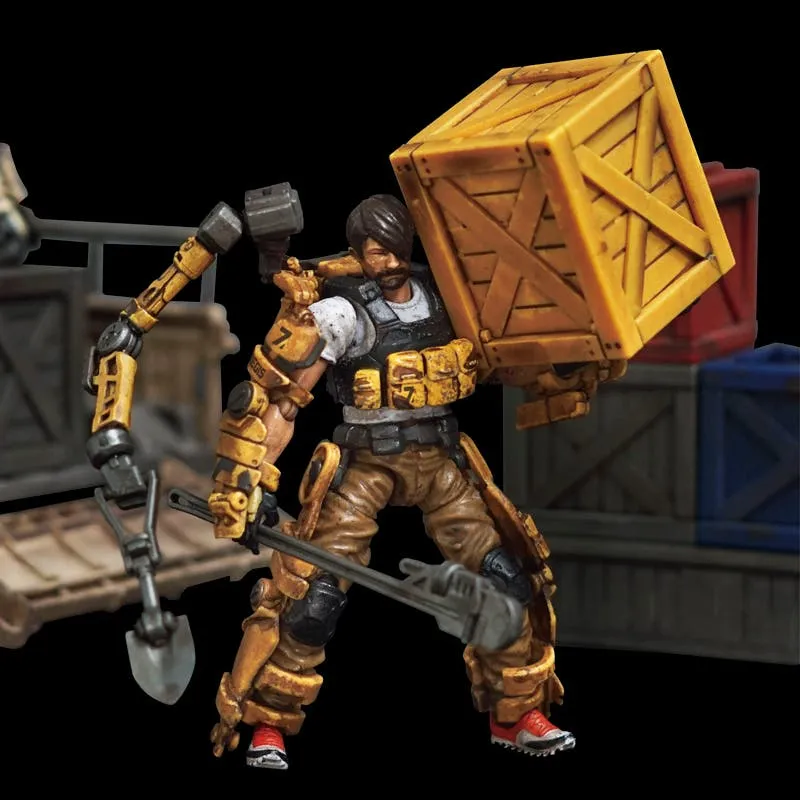 FAV-AP08 Engineering AEGIS Exoskeleton Armor Set 1:18 Scale | Acid Rain FAV