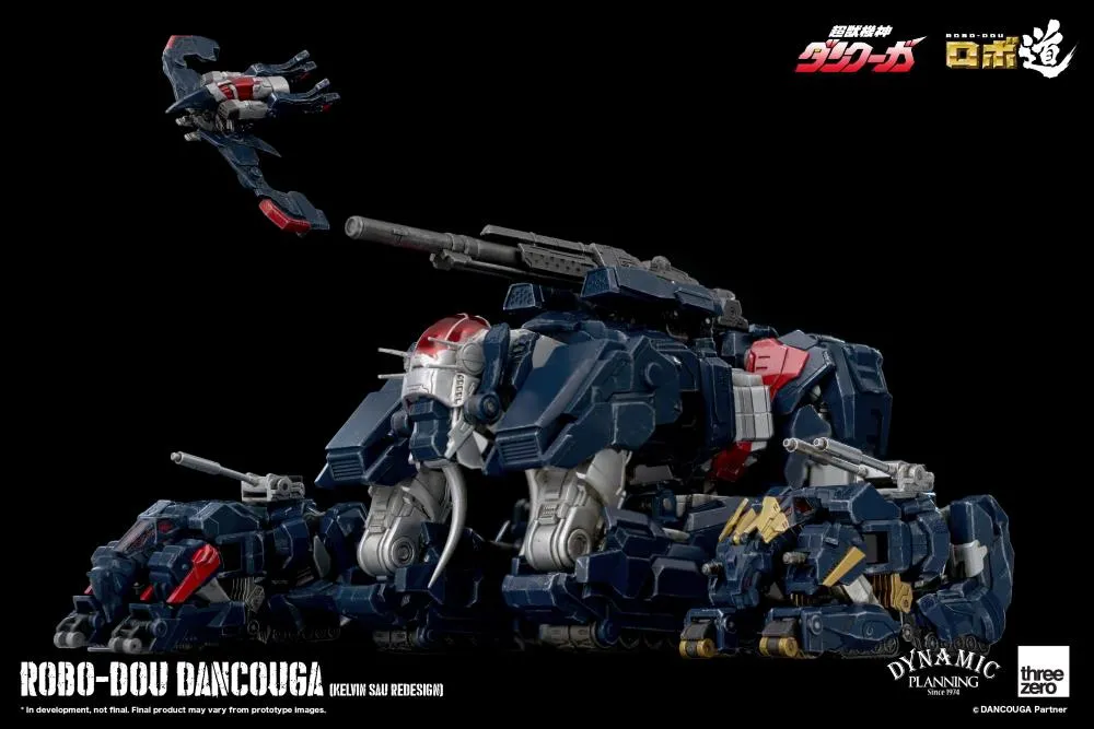 Dancouga Kelvin Sau Redesign Version Robo-dou Collectible Figure | Dancouga Super Beast Machine God | threezero