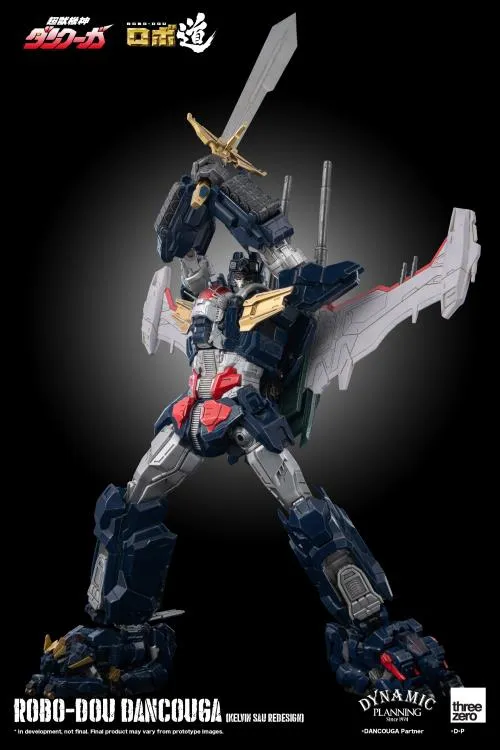 Dancouga Kelvin Sau Redesign Version Robo-dou Collectible Figure | Dancouga Super Beast Machine God | threezero
