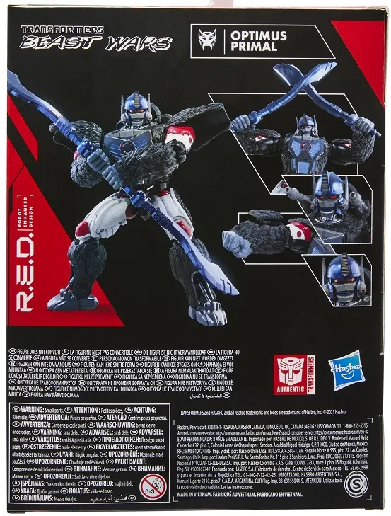 Beast Wars Optimus Primal 6-Inch Scale | R.E.D. [Robot Enhanced Design] | Transformers Generations