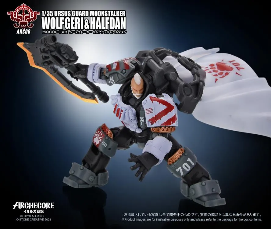 ARC-06 Ursus Guard Moonstalker Wolf Geri and Halfdan 1:35 Scale | ARCHECORE