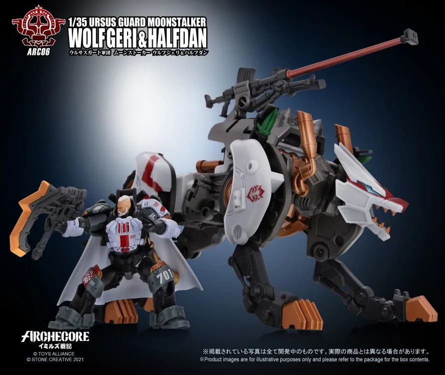 ARC-06 Ursus Guard Moonstalker Wolf Geri and Halfdan 1:35 Scale | ARCHECORE