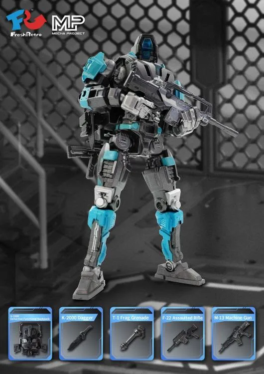 MP-01 Brave 13 Team Mecha Army | Mecha Project | Fresh Retro
