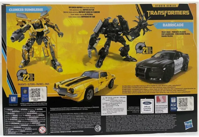 Clunker Bumblebee vs Barricade Deluxe Class | Transformers Generations Buzzworthy Bumblebee
