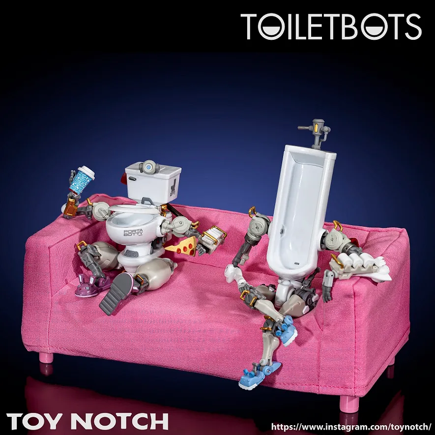 FC-01 Toiletbots Set of 2 | Toy Notch Fun Connection
