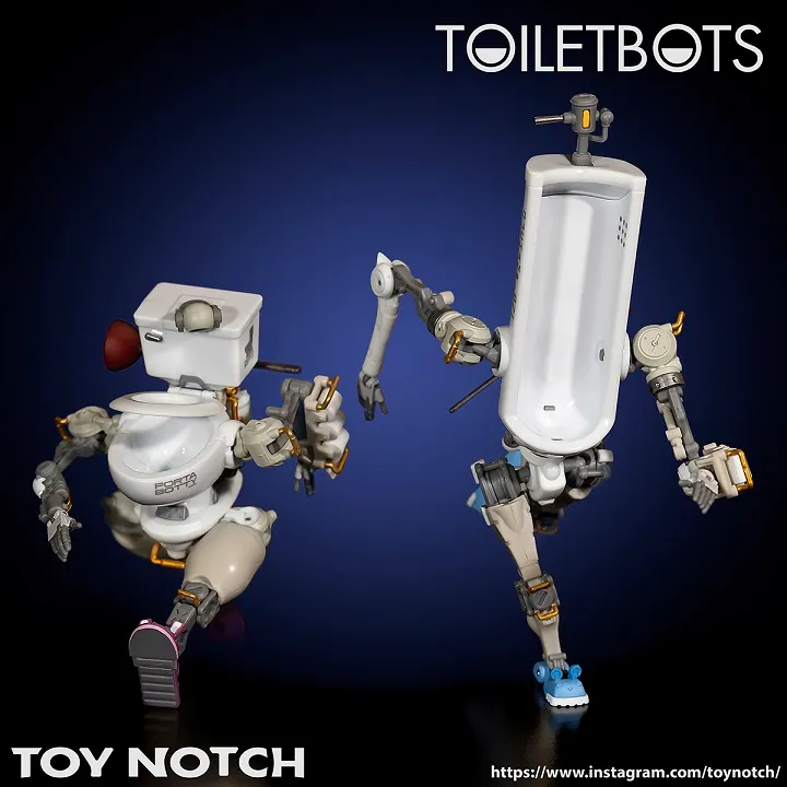 FC-01 Toiletbots Set of 2 | Toy Notch Fun Connection