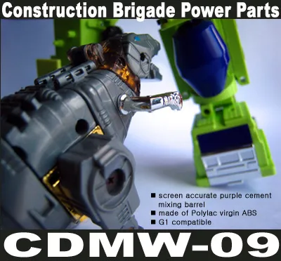 CDMW-09 Construction Brigade Power Parts Barrel Set | Crazy Devy