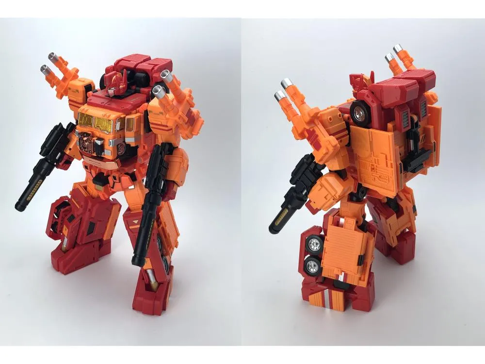 MB-06D Orange Power Baser + MB-11D Orange God Armor Set | Fans Hobby