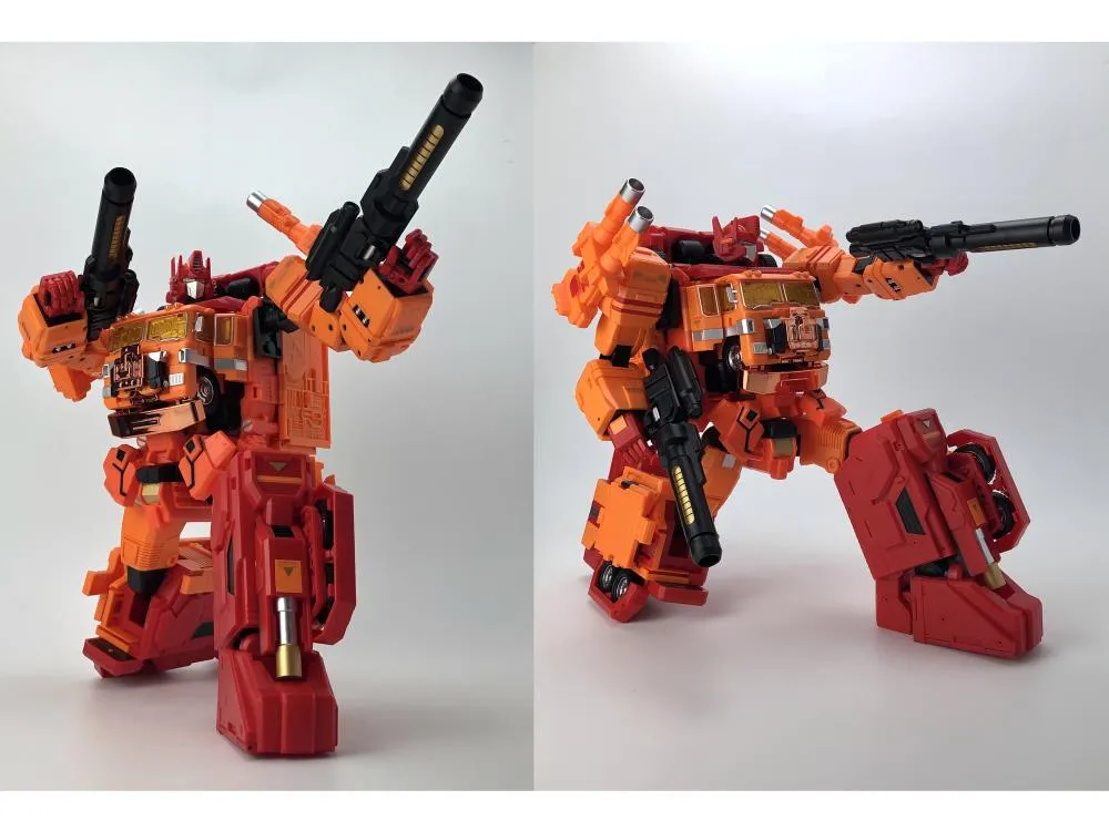 MB-06D Orange Power Baser + MB-11D Orange God Armor Set | Fans Hobby