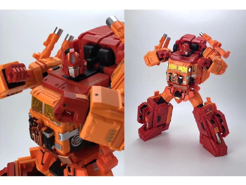 MB-06D Orange Power Baser + MB-11D Orange God Armor Set | Fans Hobby