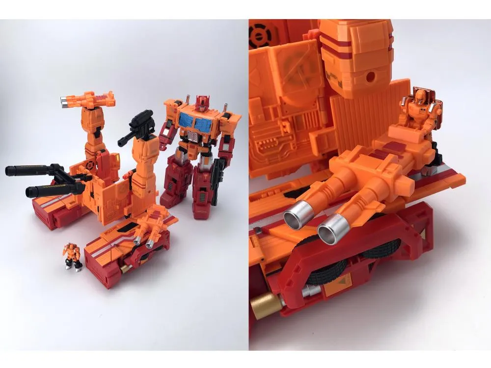 MB-06D Orange Power Baser + MB-11D Orange God Armor Set | Fans Hobby
