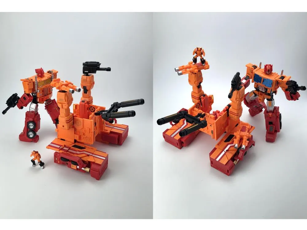 MB-06D Orange Power Baser + MB-11D Orange God Armor Set | Fans Hobby