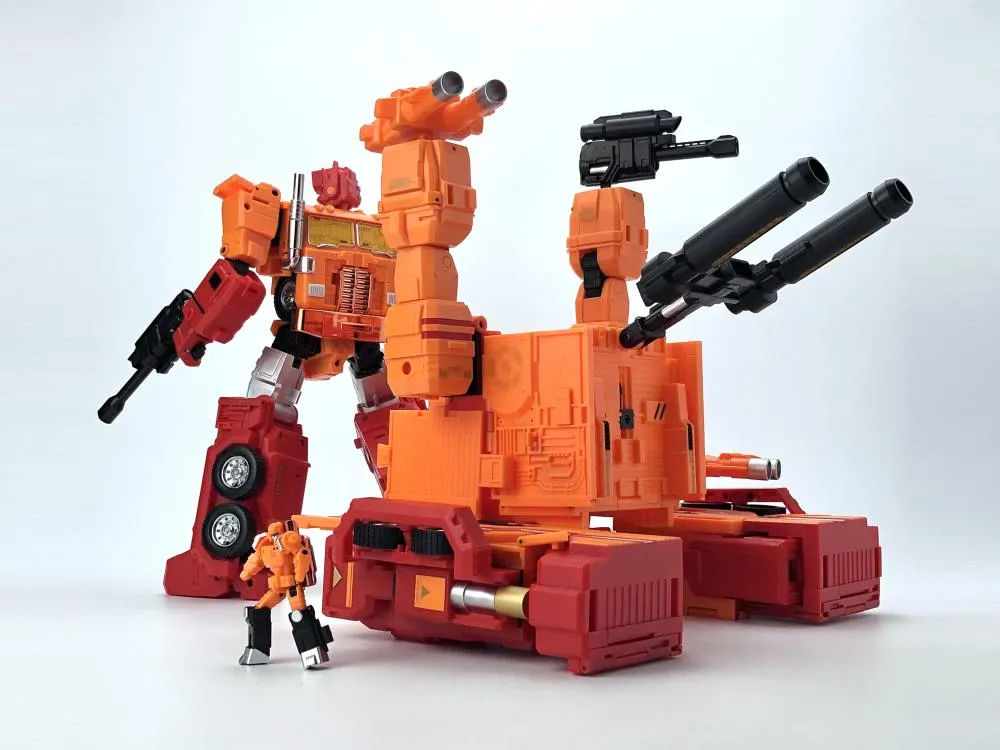 MB-06D Orange Power Baser + MB-11D Orange God Armor Set | Fans Hobby