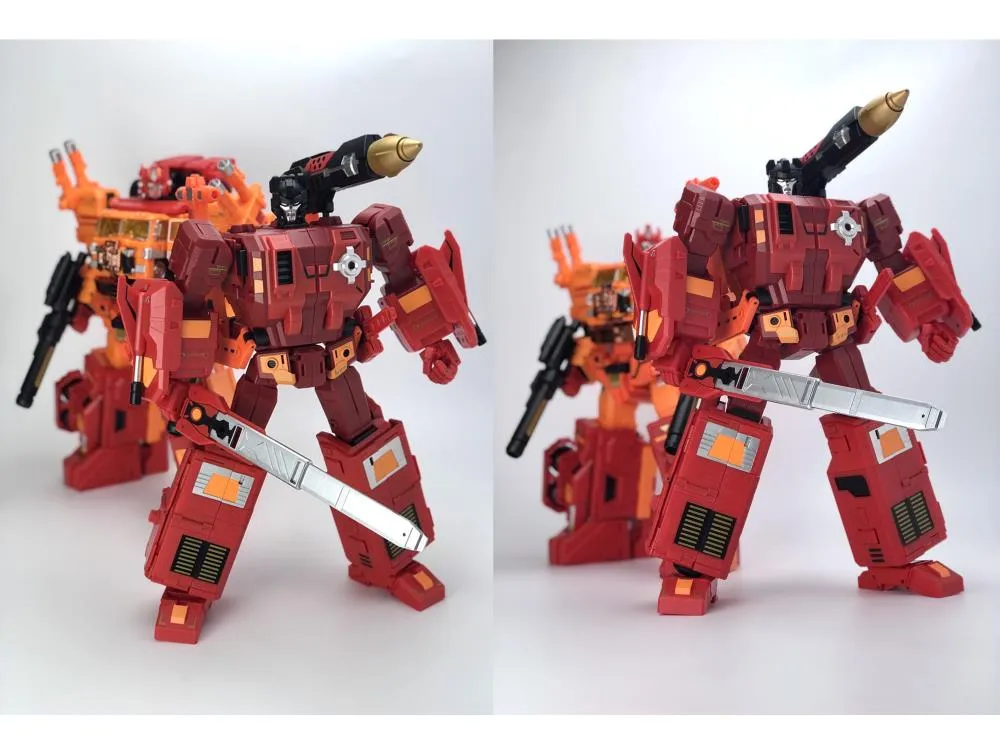 MB-06D Orange Power Baser + MB-11D Orange God Armor Set | Fans Hobby