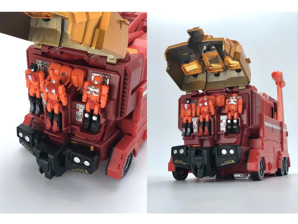 MB-06D Orange Power Baser + MB-11D Orange God Armor Set | Fans Hobby