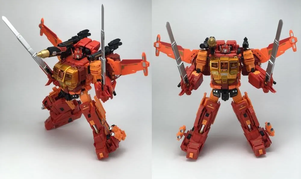 MB-06D Orange Power Baser + MB-11D Orange God Armor Set | Fans Hobby