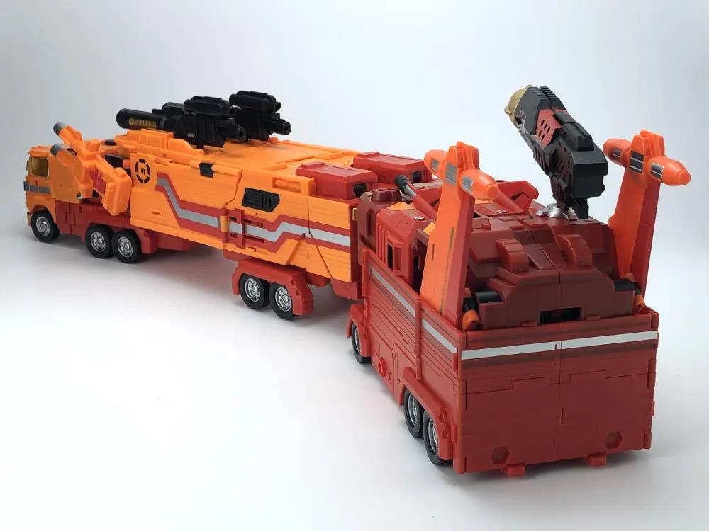 MB-06D Orange Power Baser + MB-11D Orange God Armor Set | Fans Hobby