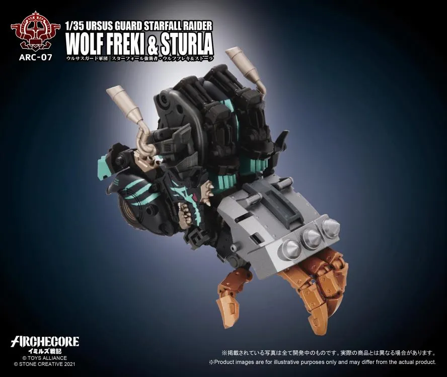 ARC-07 Ursus Guard Starfall Raider Wolf Freki and Sturla 1:35 Scale | ARCHECORE