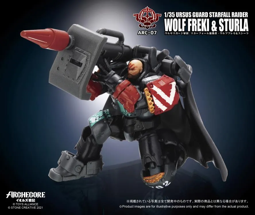 ARC-07 Ursus Guard Starfall Raider Wolf Freki and Sturla 1:35 Scale | ARCHECORE