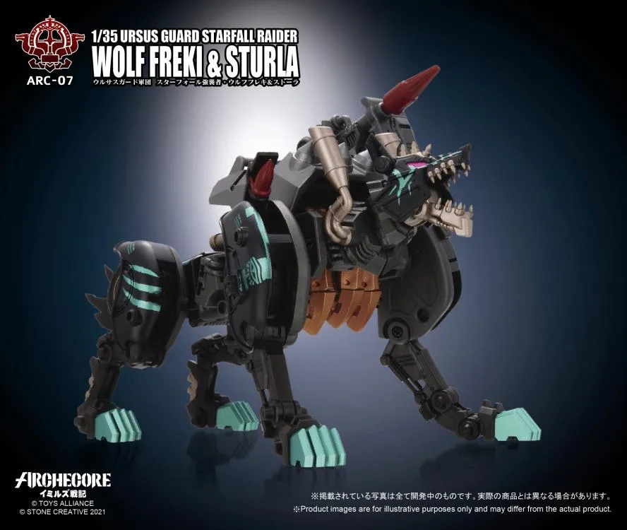 ARC-07 Ursus Guard Starfall Raider Wolf Freki and Sturla 1:35 Scale | ARCHECORE