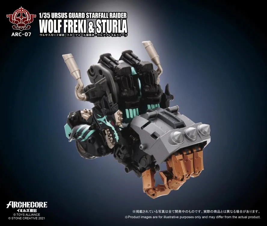 ARC-07 Ursus Guard Starfall Raider Wolf Freki and Sturla 1:35 Scale | ARCHECORE