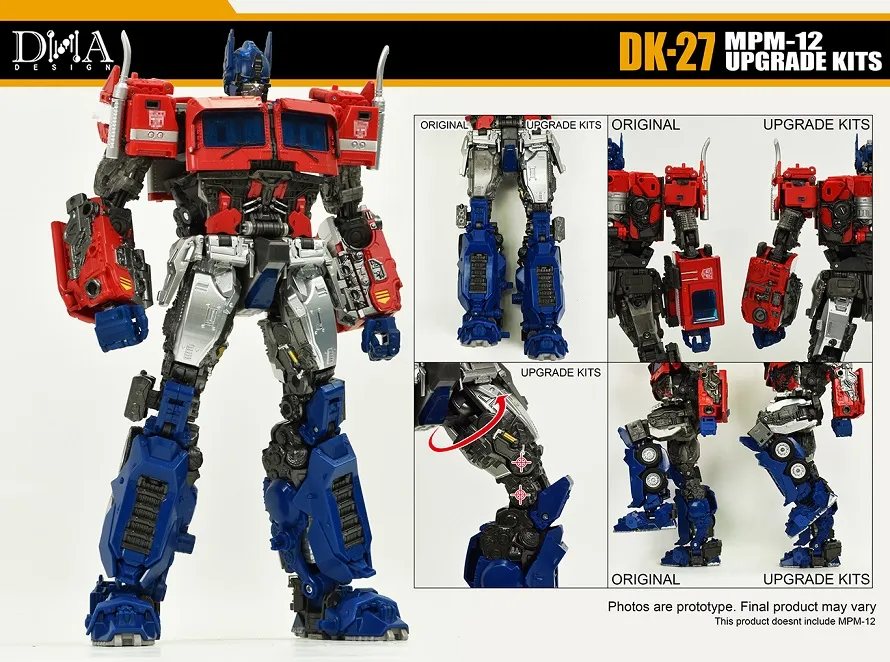 DK-27 Upgrade Kit for Transformers Masterpiece Movie Series MPM-12 | Dna Design | Upgrade Kit